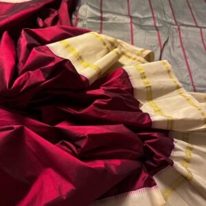 100% pure silk double pallu auspicious arni