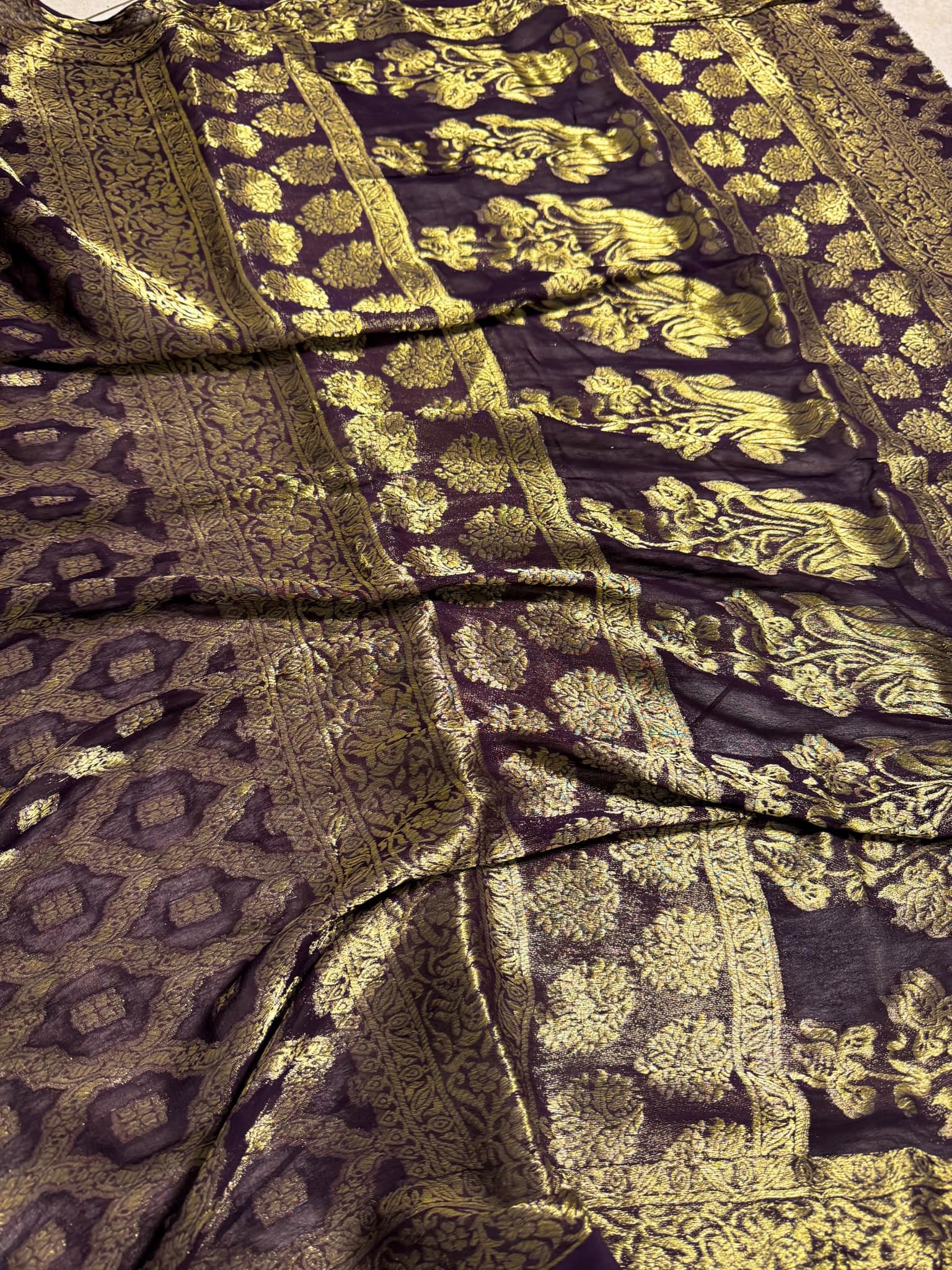 authentic kadhua jangla jaal khaddi georgette authentic kadhua jangla jaal khaddi georgette