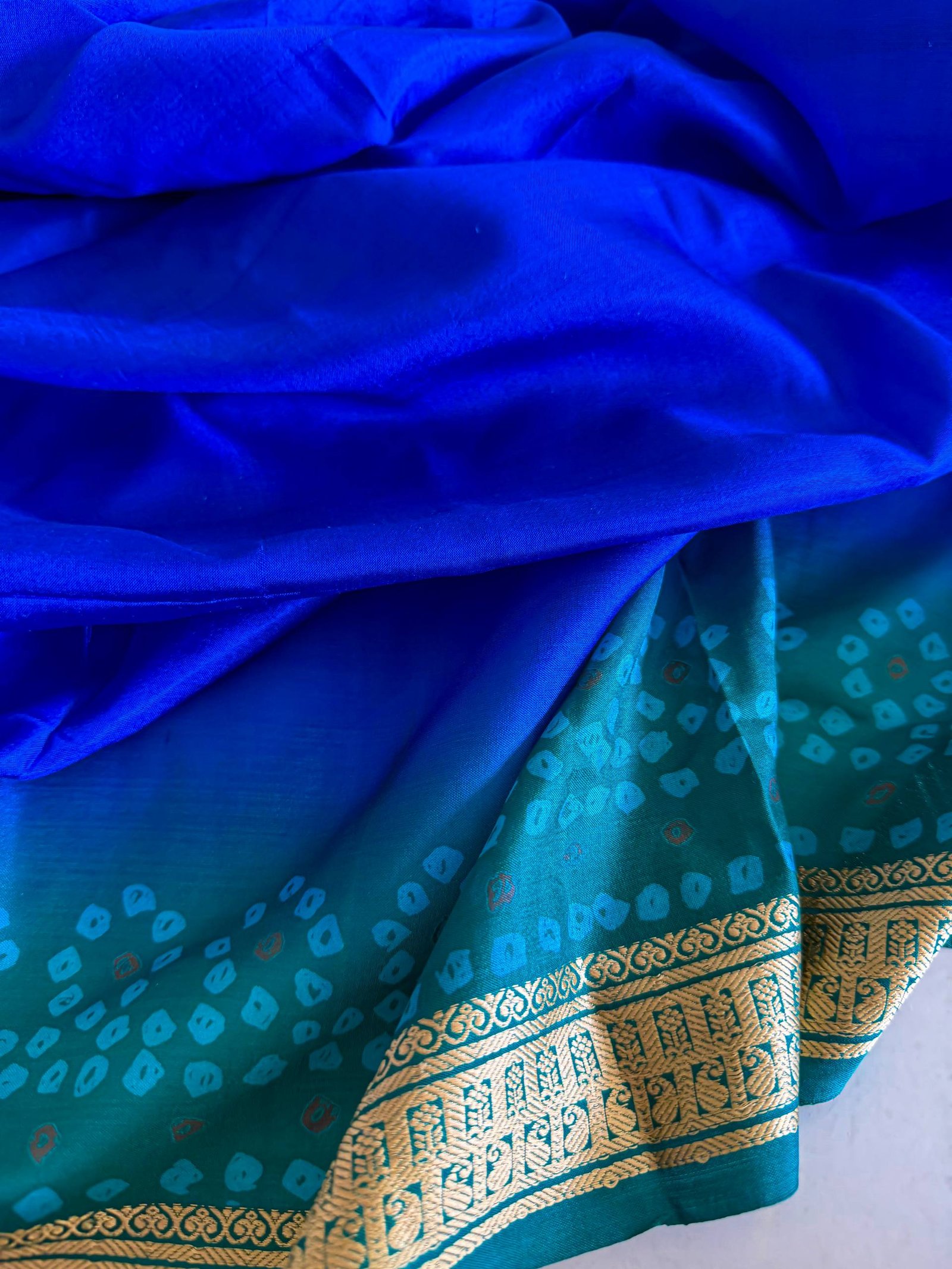 pure gajji silk bandhej saree pure gajji silk bandhej saree