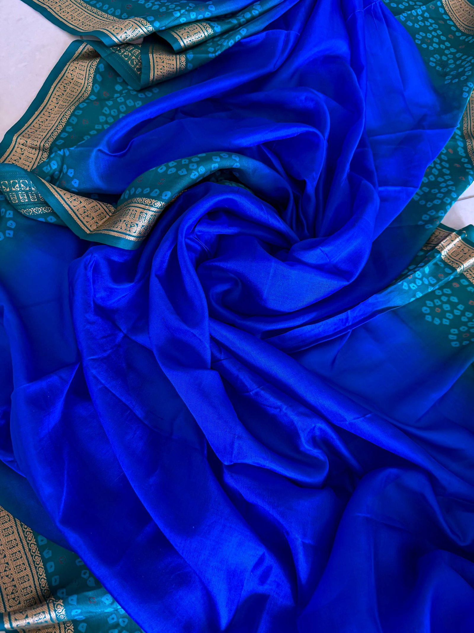 pure gajji silk bandhej saree pure gajji silk bandhej saree