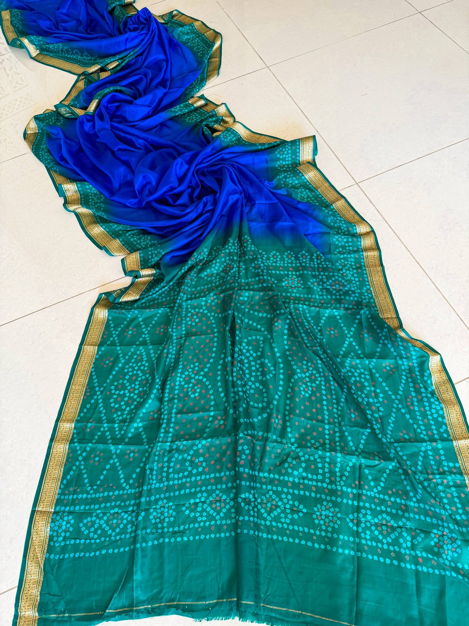 pure gajji silk bandhej saree pure gajji silk bandhej saree