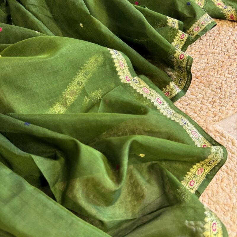 harini handloom pure chanderi silk saree
