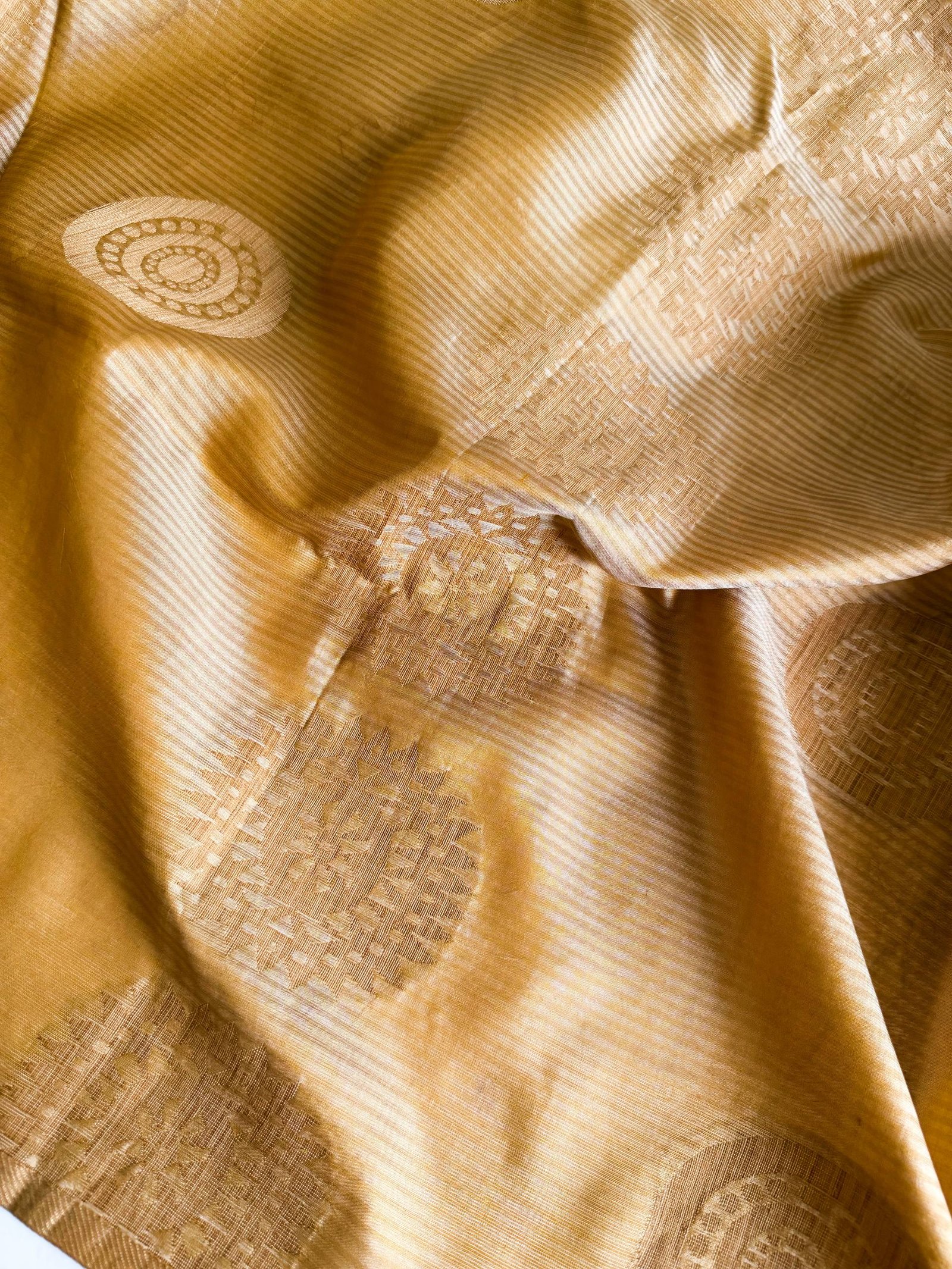 golden kora silk banarasi with sun motifs golden kora silk banarasi with sun motifs