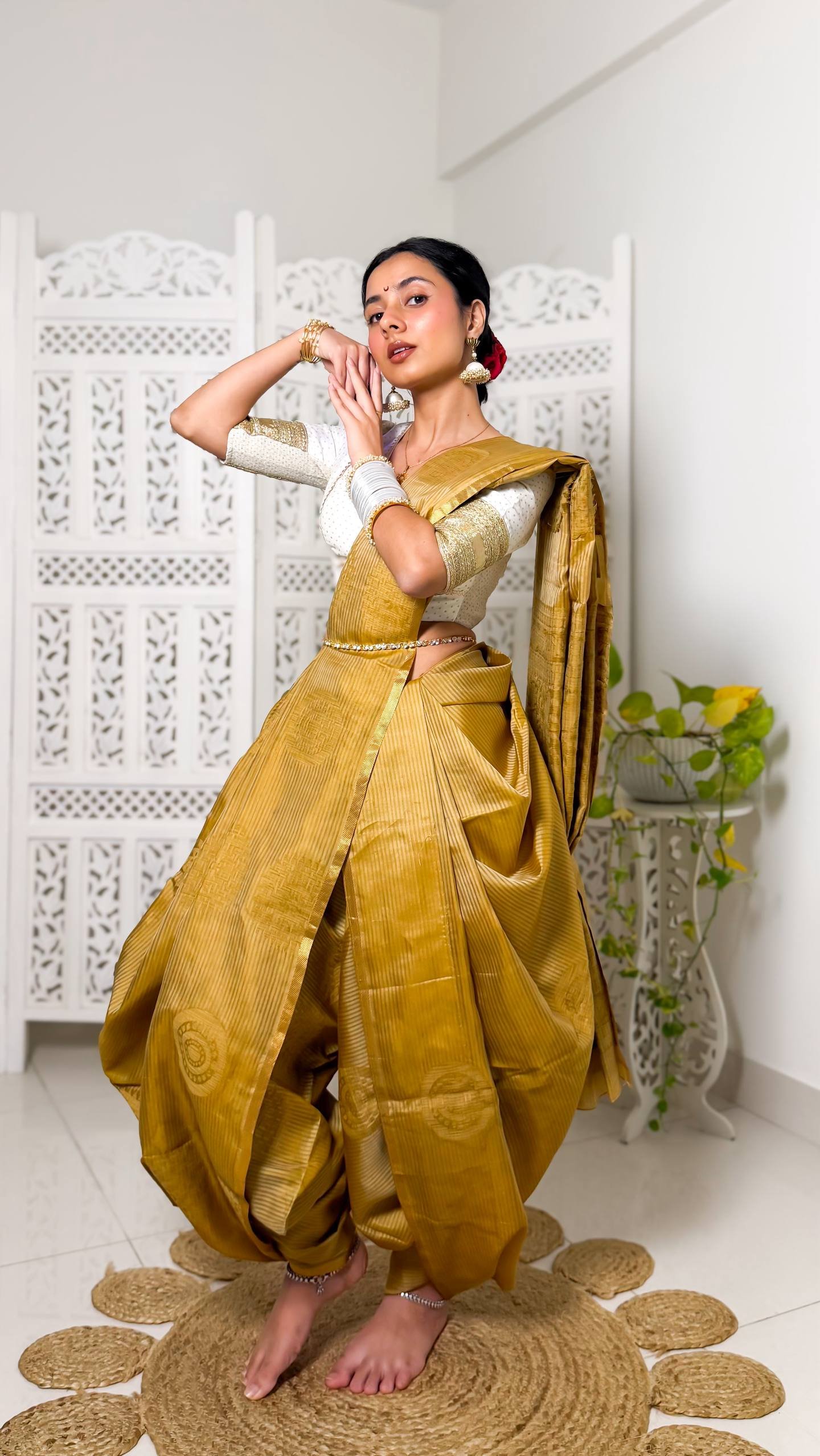 golden kora silk banarasi with sun motifs golden kora silk banarasi with sun motifs
